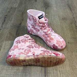 NOBULL Cherry Blossom High-Top Outwork Trainers M 10 / W 11.5